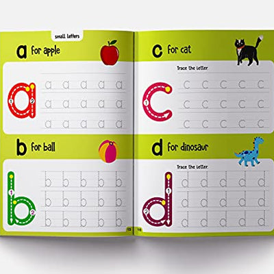 All in one Learn to write Capital letters Small letters Numbers 1 100 Hindi Varnmala