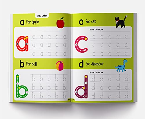 All in one Learn to write Capital letters Small letters Numbers 1 100 Hindi Varnmala