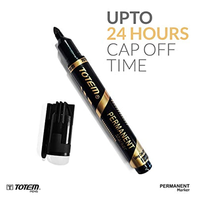 Totem Permanent Marker | 40 Pcs Black Ink