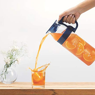 Borosil - Marina Jug with Plastic Handle, 1.3 Litres, Transparent