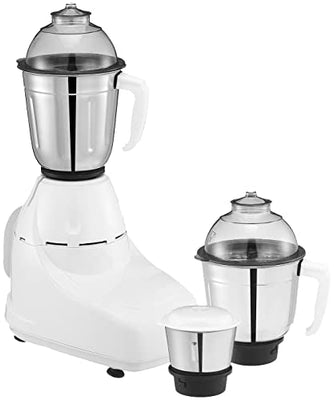 Bajaj GX-8 750W Mixer Grinder with Nutri Pro Feature, 3 Jars, White (Indian Plug)