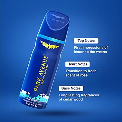 3x Park Avenue Original Deodorant Set For Men 150ml Each (Combo Of 3)