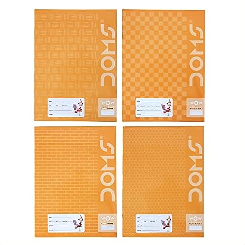 Doms Brown Cover Notebook - A5 - Unruled