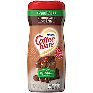 Nestle Sugar Free Chocolate Crème Coffee Mate Bottle, 289 g