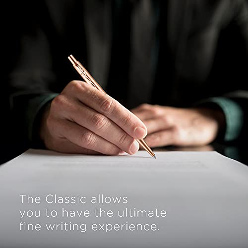 Parker Classic Anti Microbial Stainless Steel Ball Pen - Blue Ink, Pack Of 1
