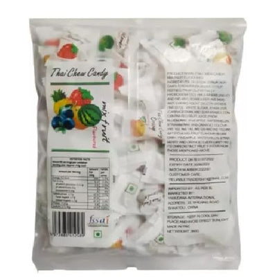 3x Haoliyuan Thai Chew Candy Mix Fruit Flavoured Mixed Candy - 350g each - 300pcs total - Pack of 3