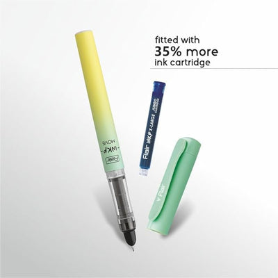 Flair Inky Move Fountain Pen Blister Pack - Blue Ink