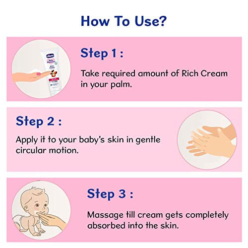 Chicco Baby Moments Rich Cream, New Advanced Formula with Natural Ingredients for Extra Rich Moisturization, Suitable for Preventing Dryness, No Phenoxyethanol and Parabens (100g)