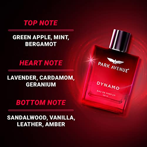 4x Park Avenue Men’s Perfume | Dynamo | Eau De Parfum | Pack of 4 (100 ml each)