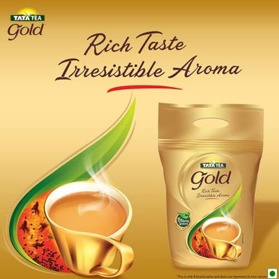 Tata Tea Gold |Premium Assam teas with Gently Rolled Aromatic Long Leaves | Rich & Aromatic Chai |Black Tea | 1 kg