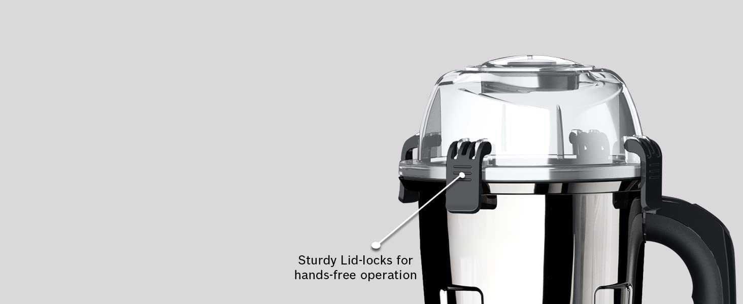 Bosch TrueMixx Pro Mixer Grinder MGM8842DIN 1000 W 4 Jars, Dark Blue