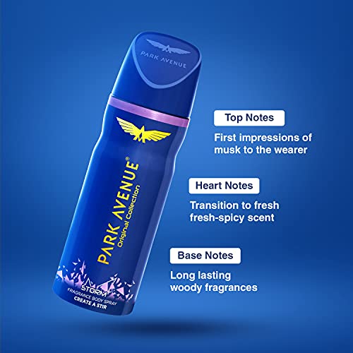 3x Park Avenue Original Deodorant Set For Men 150ml Each (Combo Of 3)
