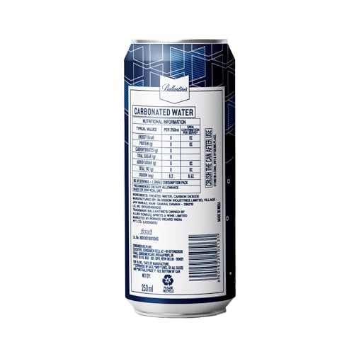 Ballantine's Soda Can, Pack of 24 Cans, 24 x 250ml