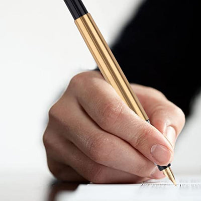 Parker Vector Gold Fountain Pen - Gold Ink, Pack Of 1