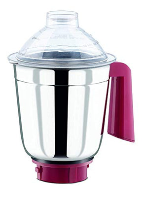 Bajaj Classic Mixer Grinder, 750W, 3 Jars (White and Maroon) (Indian Plug)