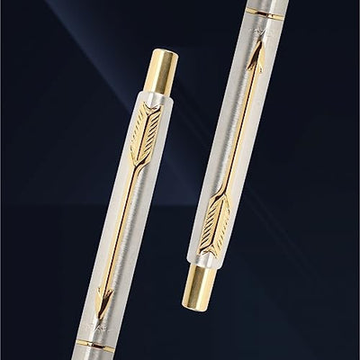 Parker Moments Classic Gold Trim Ball Pen - Blue Ink, Pack Of 1