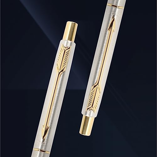 Parker Moments Classic Gold Trim Ball Pen - Blue Ink, Pack Of 1
