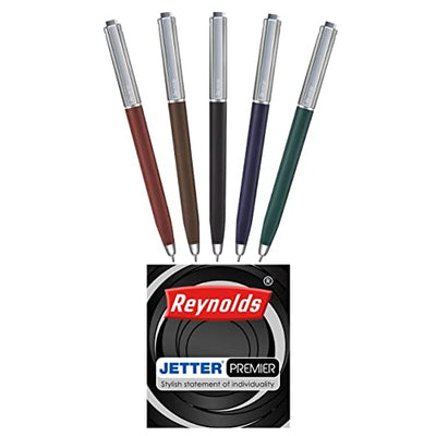 Reynolds Jetter 0.7mm Ball Pen - Blue Ink, Pack of 5