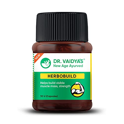 4x DR. VAIDYA'S new age ayurveda Herbobuild  - Pack of 4