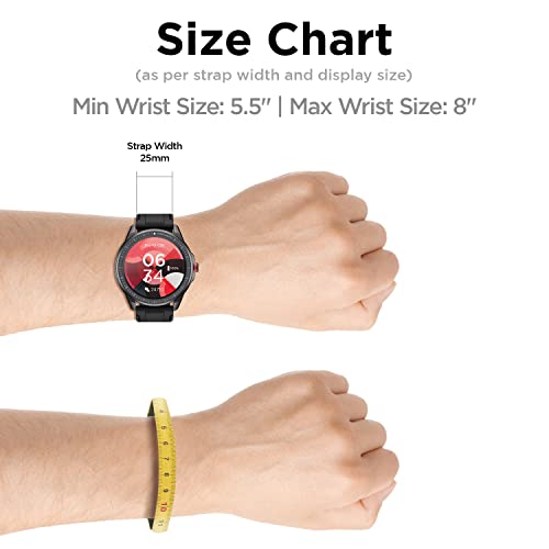 boAt Flash Edition Smart Watch with Activity Tracker, Multiple Sports Modes, 1.3" Screen, 170+ Watch Faces, Sleep Monitor, Gesture, Camera & Music Control, IP68 & 7 Days Battery Life(Galaxy Blue)