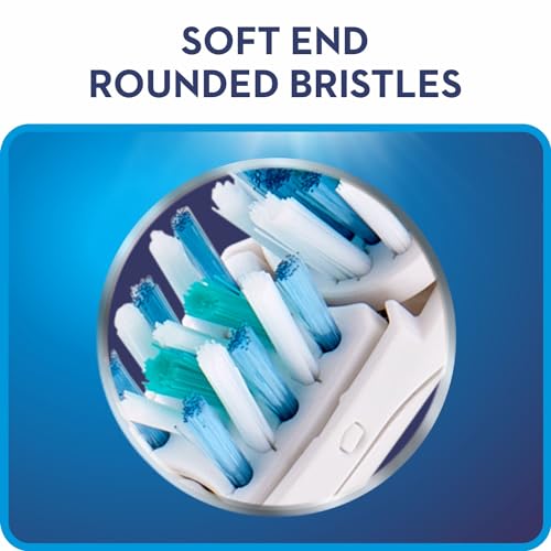 4x Oral B CrossAction Power Toothbrush Replacement Head (Soft) - Pack of 4