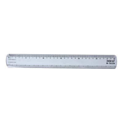 DOMS M Tech 30cm Transparent Scale (Pack of 10)