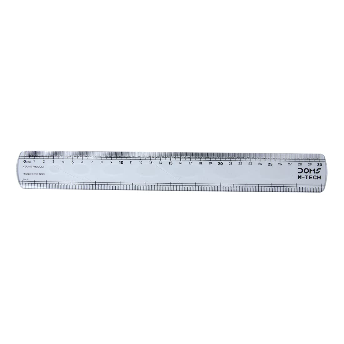 DOMS M Tech 30cm Transparent Scale (Pack of 10)