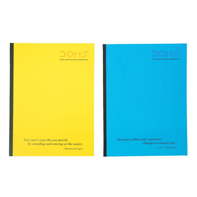 Doms Neon Series Soft Bound Notebook -  Single Line