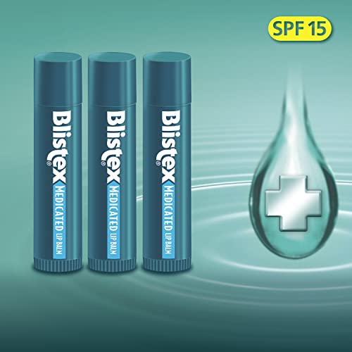 Blistex Medicated Lip Balm SPF 15, 3 Count