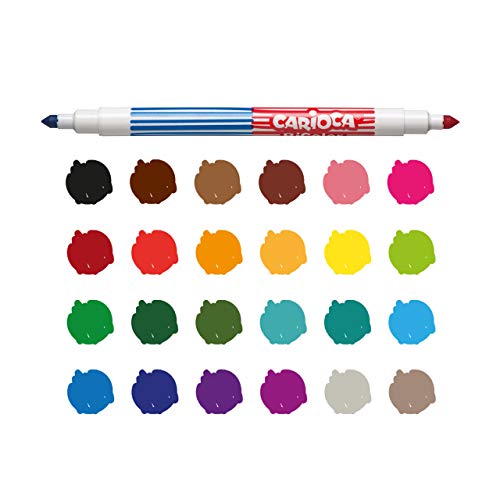Carioca Bi-Color_Dual Felt Tip Color 12