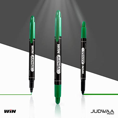 Win Judwaa Dual Tip CD/DVD/OHP Marker | 20 Pcs Green Ink