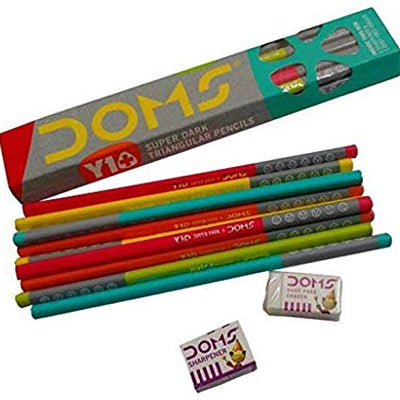 Doms Y-1 Pencils Triangular Shaped Pencil - Mulicolor