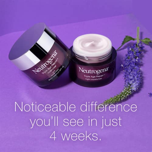 Neutrogena Triple Age Repair Anti Wrinkle Daily Facial Moisturizer With Vitamin C And Spf 25, 48 g