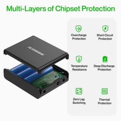 Ambrane Mini UPS for 12V WiFi Router Broadband Modem, Backup Upto 5 Hours, WiFi Router UPS Power Backup During Power Cuts, Ups for Router up to 2A, Portable ups(Powervolt, Black)