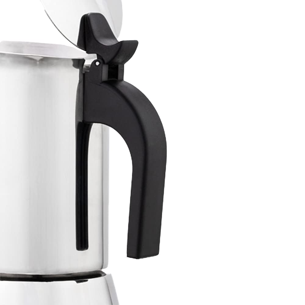 Budan Induction Moka Pot 6 Cup Stainless Steel Espresso Maker, stovetop coffee maker