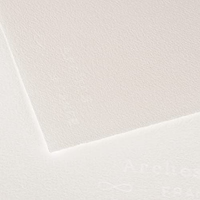 Arches Watercolour 185 GSM Rough Natural White 56 x 76 cm Paper Sheets, 10 Sheets