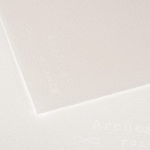 Arches Watercolour 185 GSM Rough Natural White 56 x 76 cm Paper Sheets, 10 Sheets