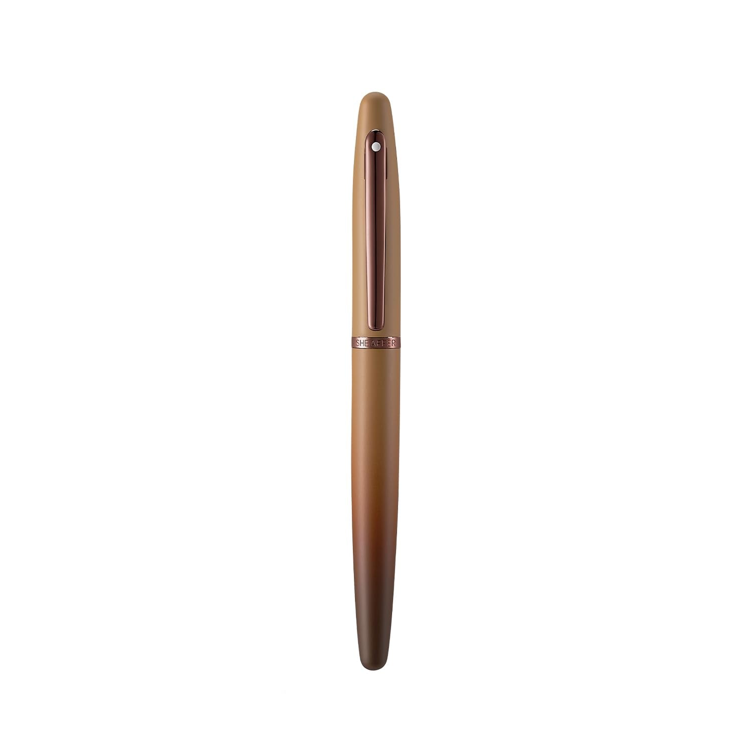 Sheaffer VFM 9428 Fountain Pen | Coffee Edition Matt Brown with Regal Brown PVD Trims | Medium Nib | Premium Coffee Brown Pen | Premium Fountain Pen