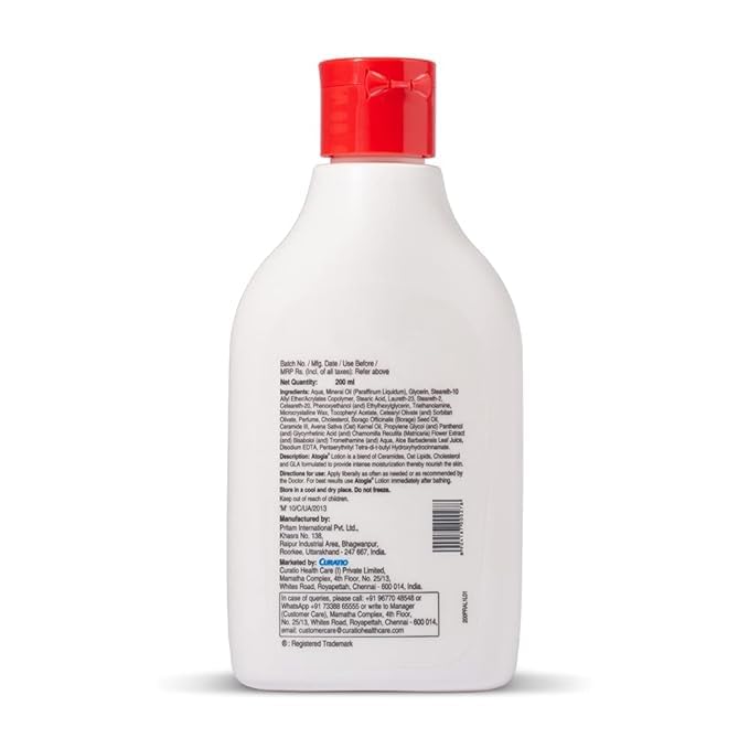Atogla Baby Lotion 200ml from Tedibar Family | No. 1* Pediatrician prescribed Moisturising Lotion- By Torrent Pharma