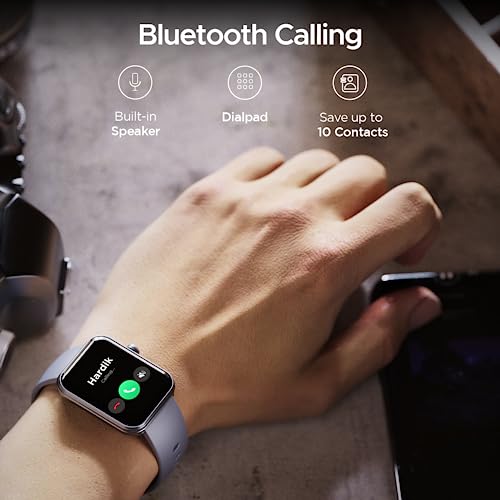 boAt Xtend Plus Smart Watch with 1.78" AMOLED Display, Coins, Advanced BT Calling, 100+ Sports Mode, Always On Display, HR & SP02 Monitoring & Stress Monitoring(Gunmetal Grey)