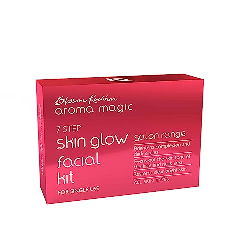 Aroma Magic, Skin Glow Facial Kit Single Use, Natural