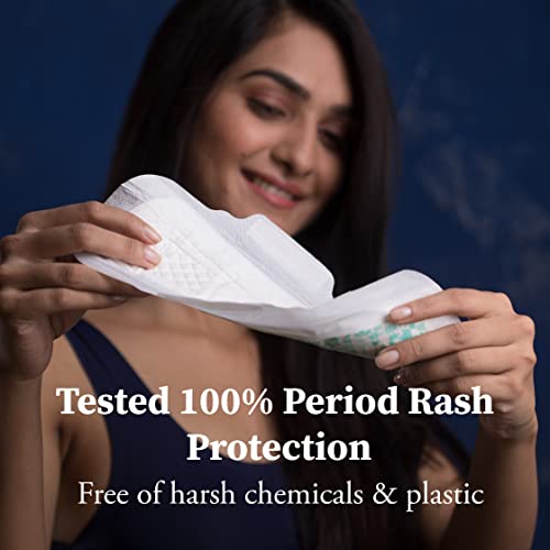 Anandi sanitary pads for women 15 XL Pads | Biodegradable Organic pads with Disposal pouch | Certified ~100% Compostable