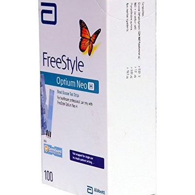 Abbott Freestyle Optium Neo H Blood Glucose 100 Test Strips