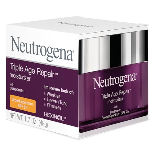 Neutrogena Triple Age Repair Anti Wrinkle Daily Facial Moisturizer With Vitamin C And Spf 25, 48 g