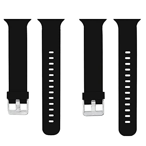 ACM Watch Strap Slide Silicone Belt compatible with Fire-Boltt Ring 1 Bsw005 Smartwatch Classic Casual Band Black