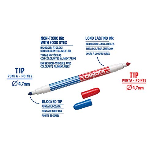 Carioca Bi-Color_Dual Felt Tip Color 12