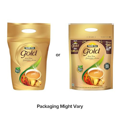 Tata Tea Gold |Premium Assam teas with Gently Rolled Aromatic Long Leaves | Rich & Aromatic Chai |Black Tea | 1 kg