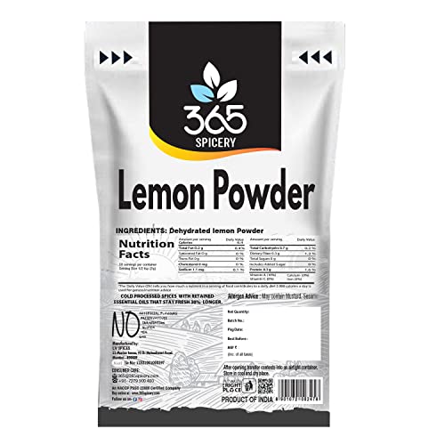 365 SPICERY Lemon Powder | Healthy Vitamin C & Natural Flavor - 100 gm