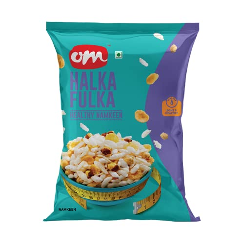 Om Sweets & Snacks Halka Fulka Namkeen Healthy Snacks,45g