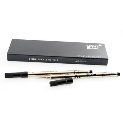 Mont Blanc Rollerball Refill, Fine, 2X1, Mystery Black (105162)
